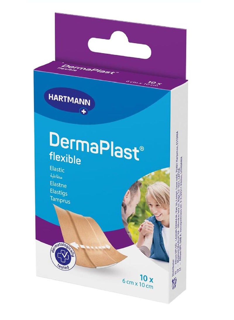 Hartmann DERMAPLAST FLEXIBLE 6*10CM 10'S