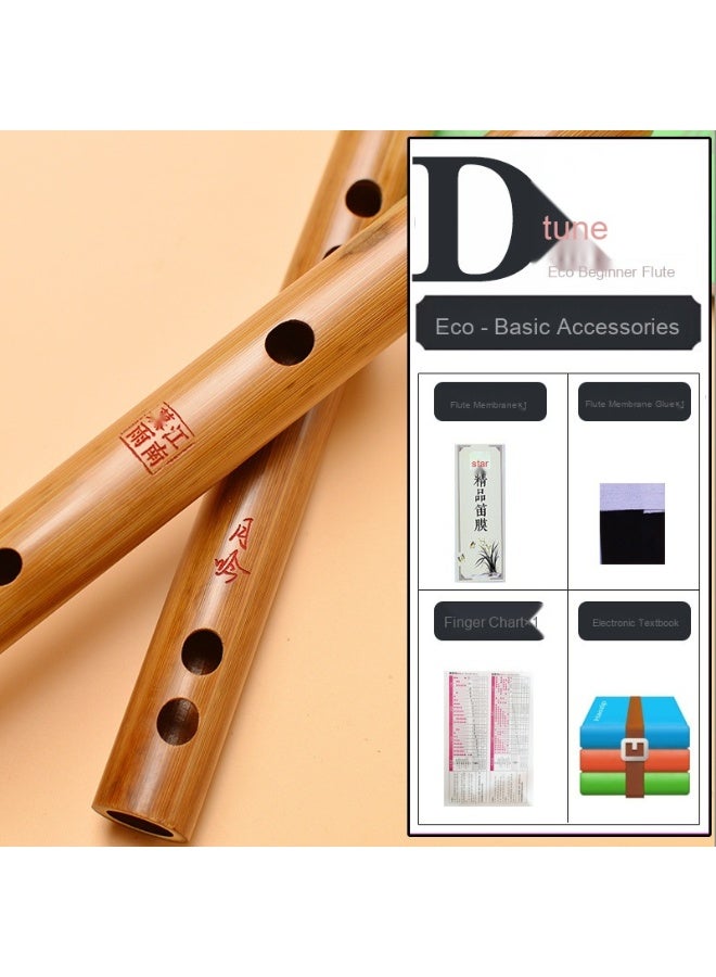 NIBEMINENT Refined Bitter Bamboo Flute - Perfect Choice for Beginners and Professional Exams