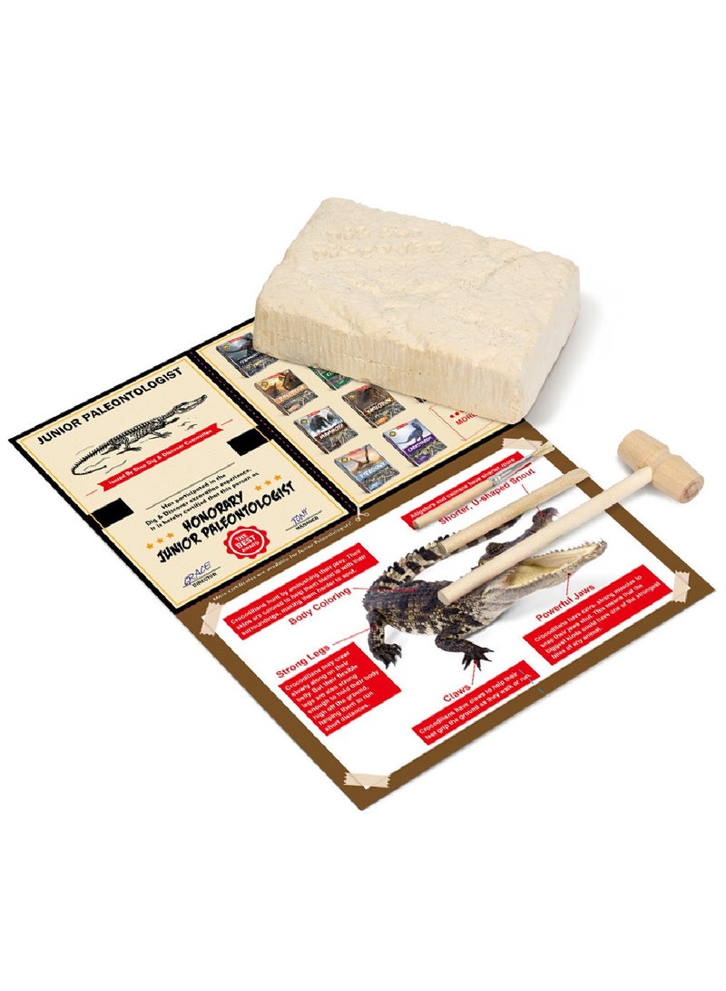 Crocodile Simulation Model Archaeological Excavation Children's Educational Toy - Image 2