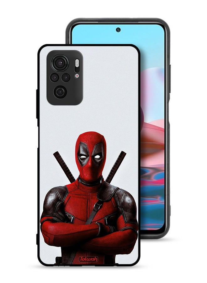 Tolwak Xiaomi Redmi Note 10S Protective Case Cover Deadpool - Image 1