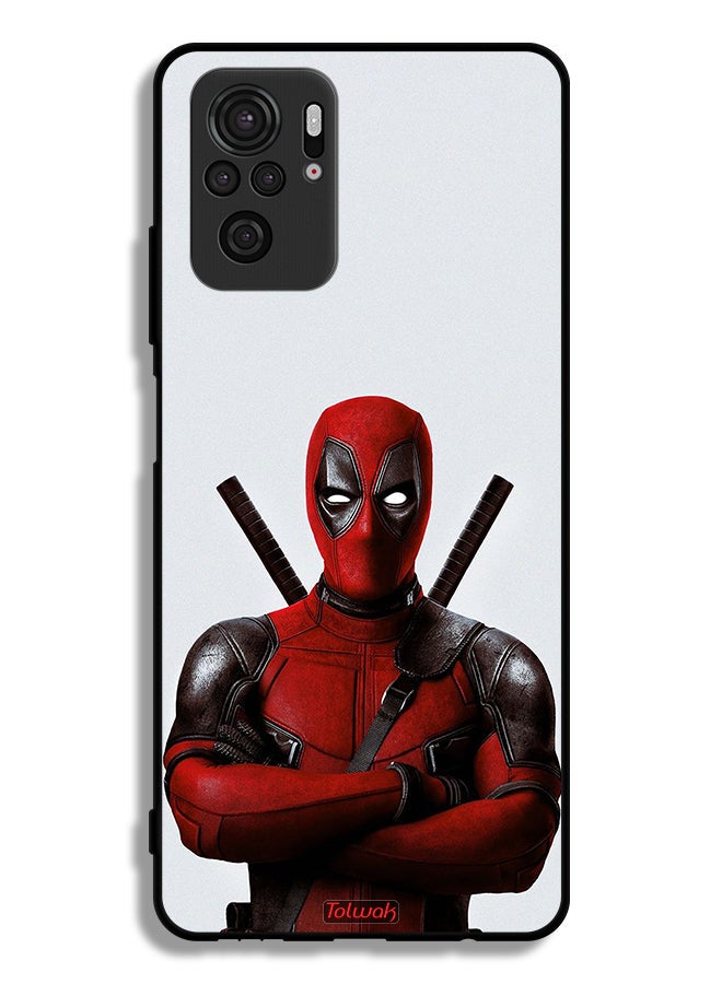 Tolwak Xiaomi Redmi Note 10S Protective Case Cover Deadpool - Image 2
