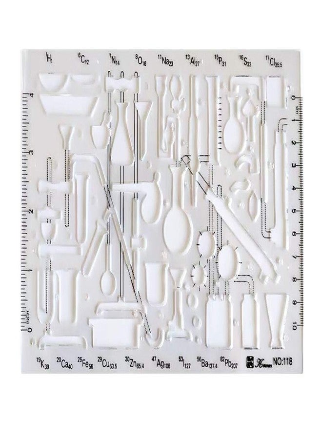 OBUY Organic Chemistry Stencil Drawing Template - Image 1
