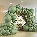 OWPFJG 150pcs Sage Green Balloons Different Sizes Pack 18 12 10 5 Inch Party Balloon Garland Arch Kit for Birthday Dinosaur Baby Shower Jungle Forest Theme Party DecorationsWith 2 Ribbons - Image 3
