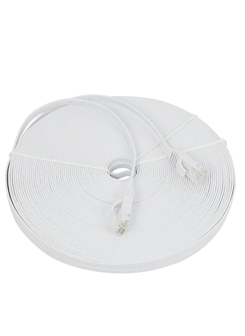 Generic Long Internet Cable, Cat6 UTP Ultra , 10M High Speed ​​Grid Flat Cable , covered with super-strong PVC jacket for protection Special twisted cable design, suitable for ultra-high-speed network  - Image 1