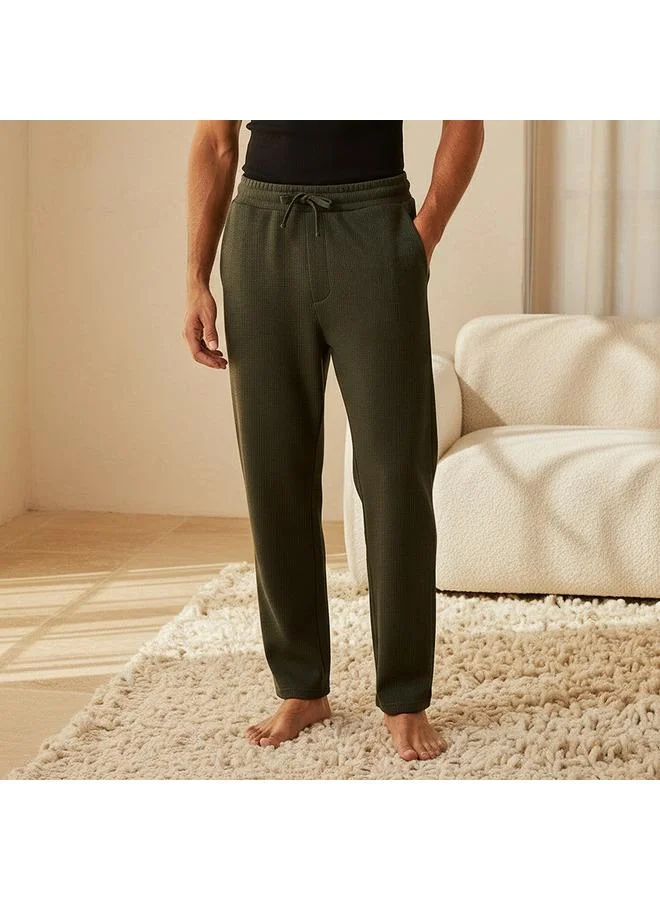 Splash FAV Men Textured Pyjamas
