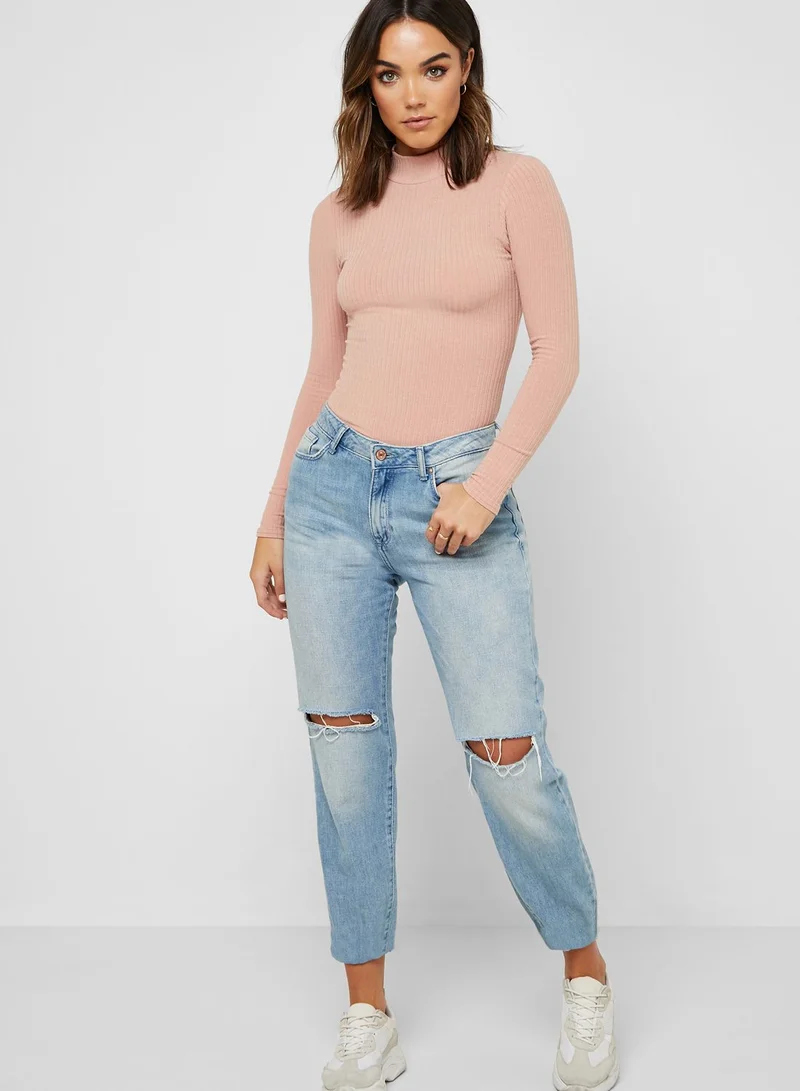NEW LOOK Turtle Neck Ribbed Body