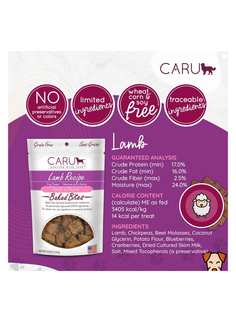CARU Soft N’ Tasty Baked Bites Lamb Recipe For Dog 113 Gm - Image 3