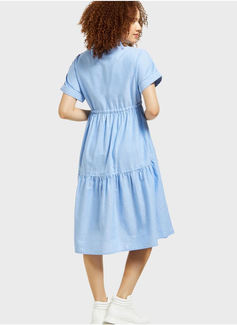 Lee Cooper - Button Detail Dress - Image 1