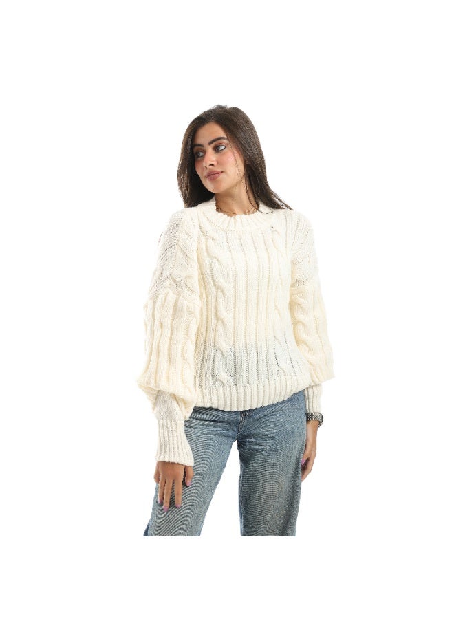 Coctail 17425-Pullover-Off White - Image 1