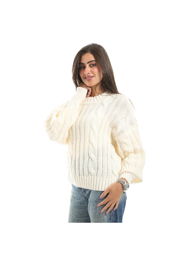 Coctail 17425-Pullover-Off White - Image 2