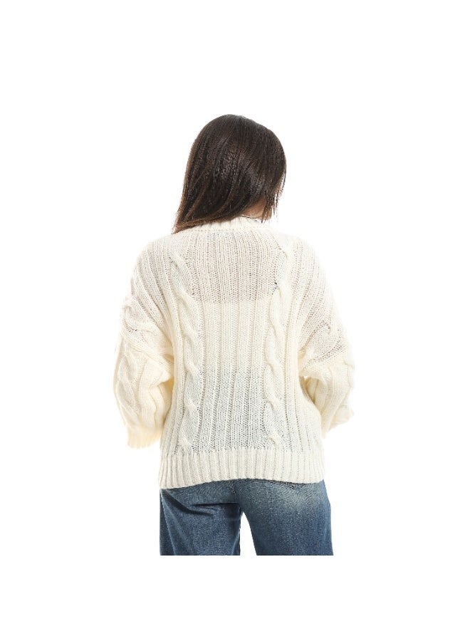 Coctail 17425-Pullover-Off White - Image 3