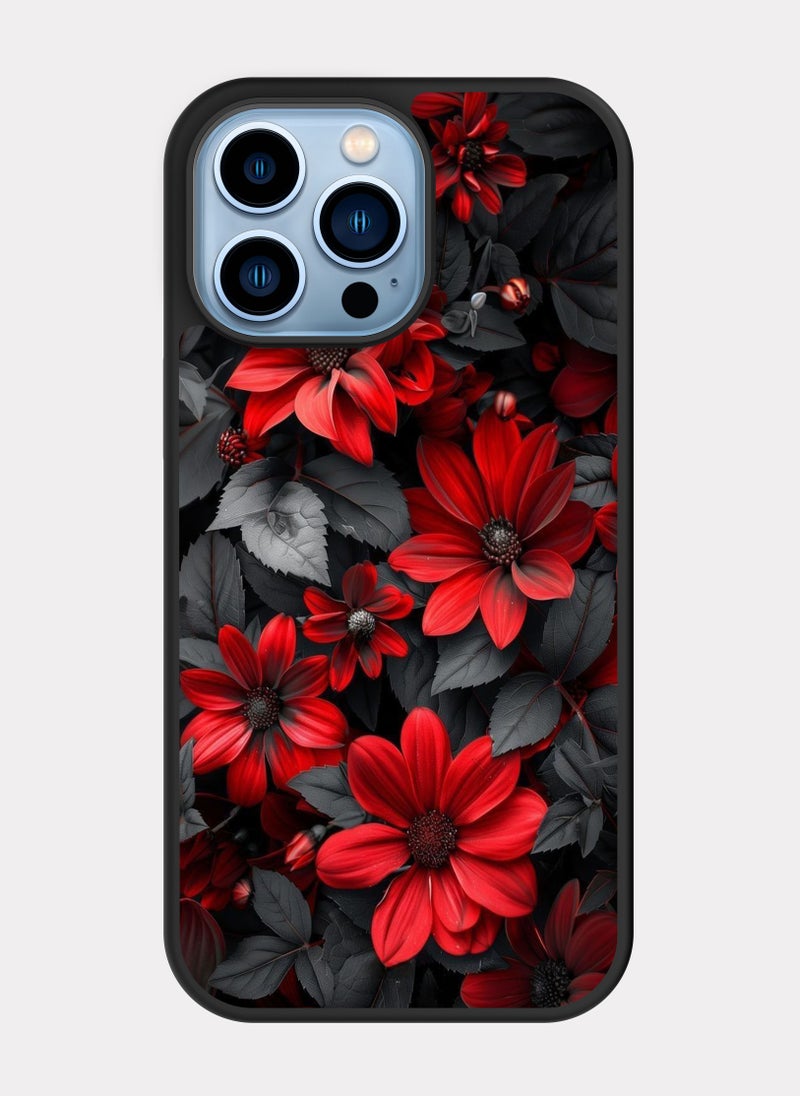 PXLAAT iPhone 13 Pro Max case cover Flowers - Image 1