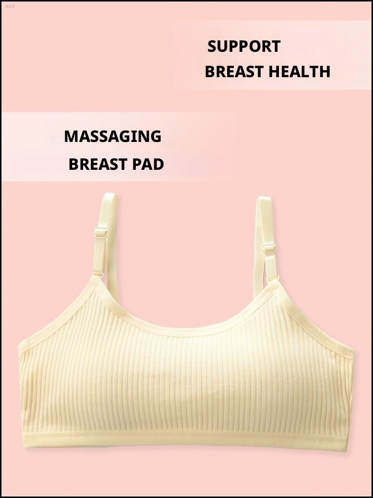 Girls Cotton Sports Bra Set of 3 - Image 1
