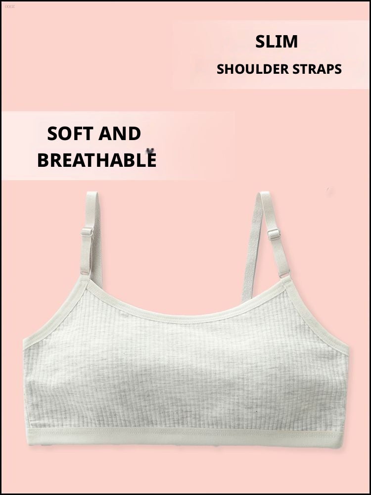 Girls Cotton Sports Bra Set of 3 - Image 3