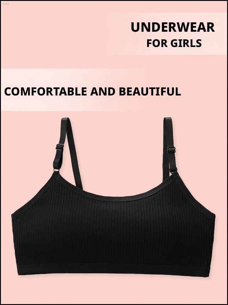 Girls Cotton Sports Bra Set of 3 - Image 2