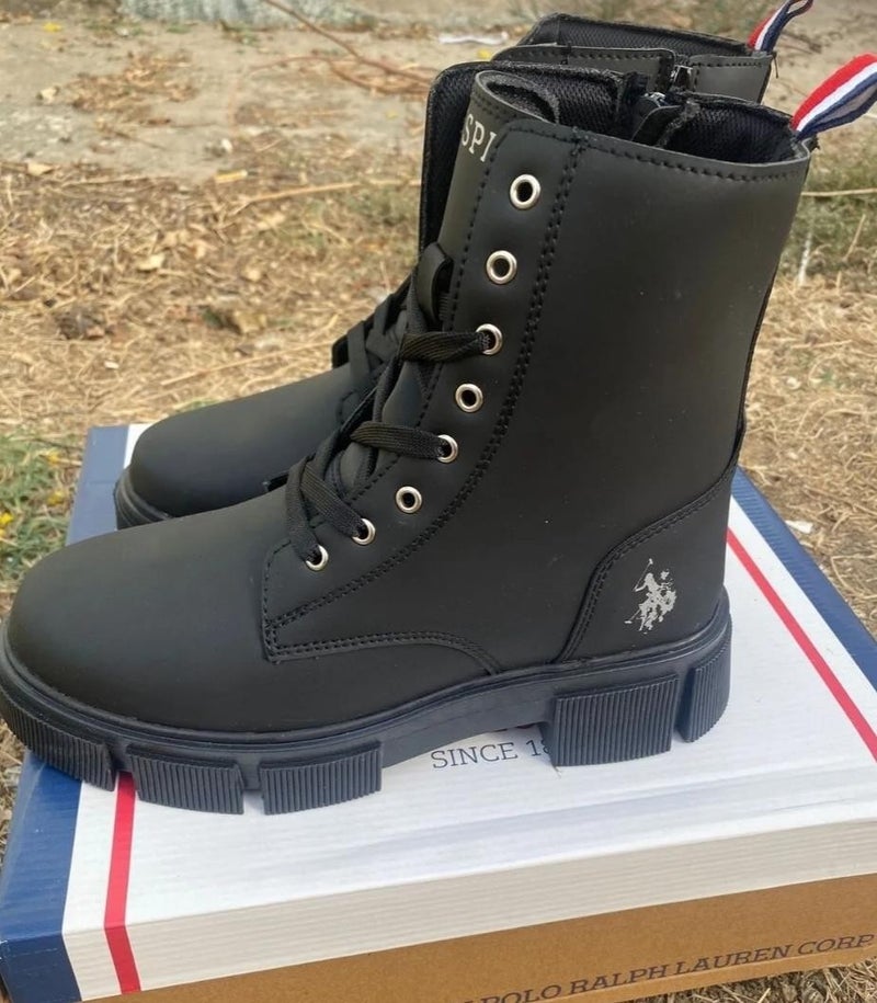 U.S. Polo Assn. Zeroo Women's Casual Combat Boots  - Image 4