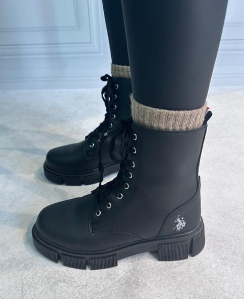 U.S. Polo Assn. Zeroo Women's Casual Combat Boots  - Image 2