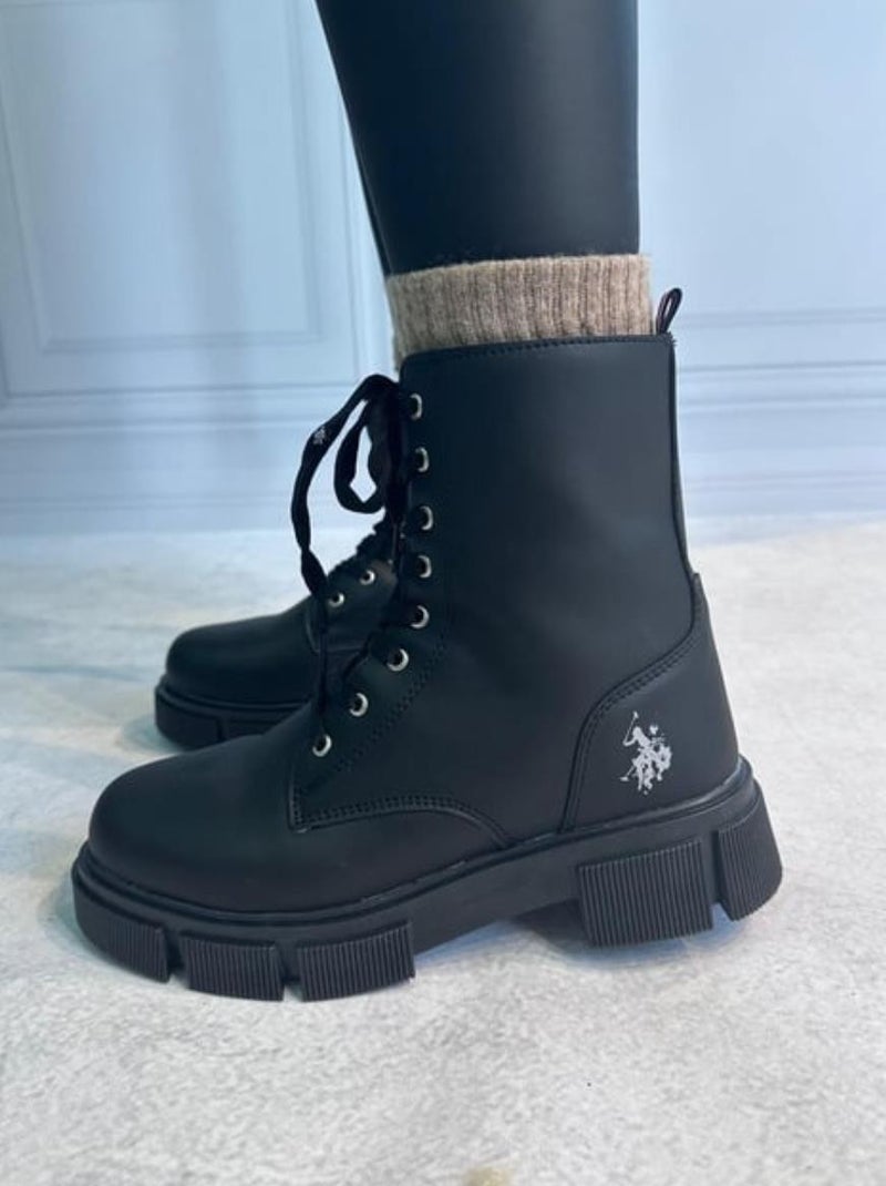 U.S. Polo Assn. Zeroo Women's Casual Combat Boots  - Image 1