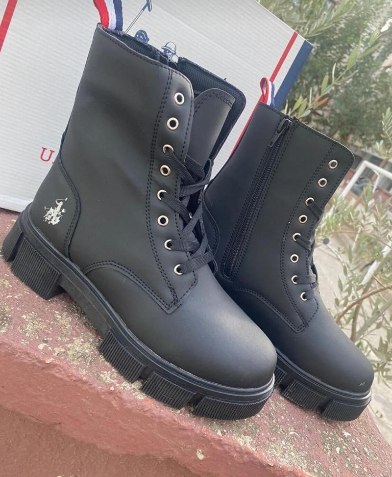 U.S. Polo Assn. Zeroo Women's Casual Combat Boots  - Image 3