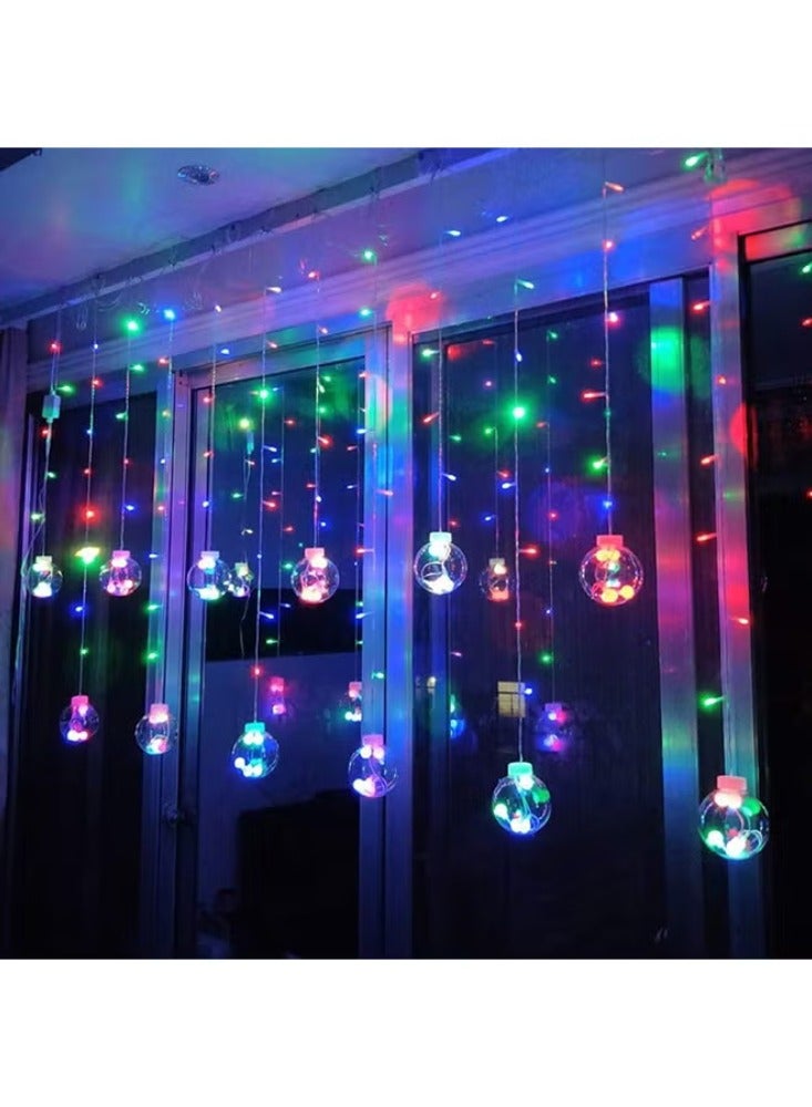 بيوينتي سلسلة مصابيح LED على شكل كرات التمني لعيد الميلاد أبيض 2.5 متر أبيض 2.5 متر - Image 2