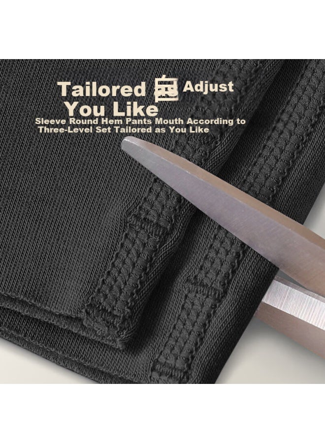 Septwolves Men's Thermal Underwear Set For Autumn And Winter, Temperature Increase 8.3°c, German Velvet V-neck Top And Bottom - Image 2