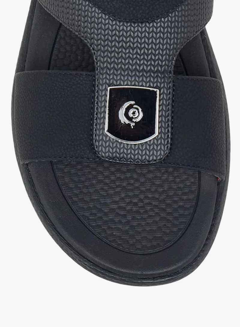 Le Confort BLACK Men Cutout Detail Slip-On Arabic Sandals Ramadan Collection for Men | Best Price UAE