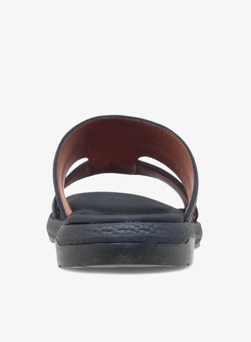 Le Confort BLACK Men Cutout Detail Slip-On Arabic Sandals Ramadan Collection for Men | Best Price UAE