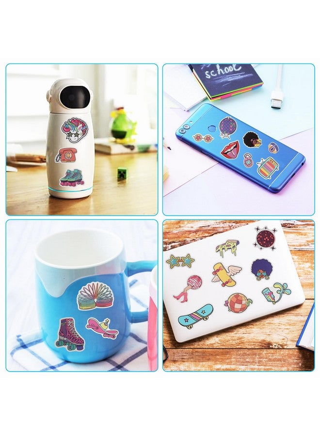 Cleverplay 100 Pack 90s 80s Stickers, 1990's 1980's Hip Hop Party Favors, Birthday Decorations - Image 5