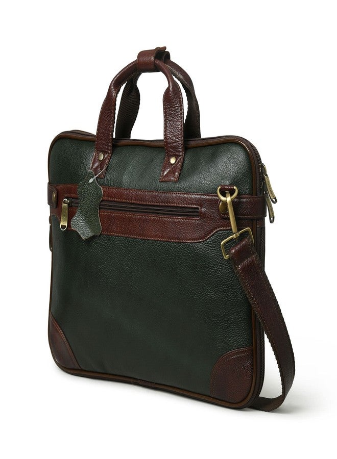 ADYAN 15 inch Leather Briefcases for Men and Women Laptop Bag Business Travel Messenger Bag Vintage Leather Best Office Satchel Bag - Image 2