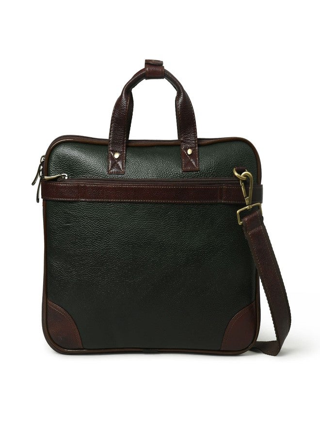 ADYAN 15 inch Leather Briefcases for Men and Women Laptop Bag Business Travel Messenger Bag Vintage Leather Best Office Satchel Bag - Image 1