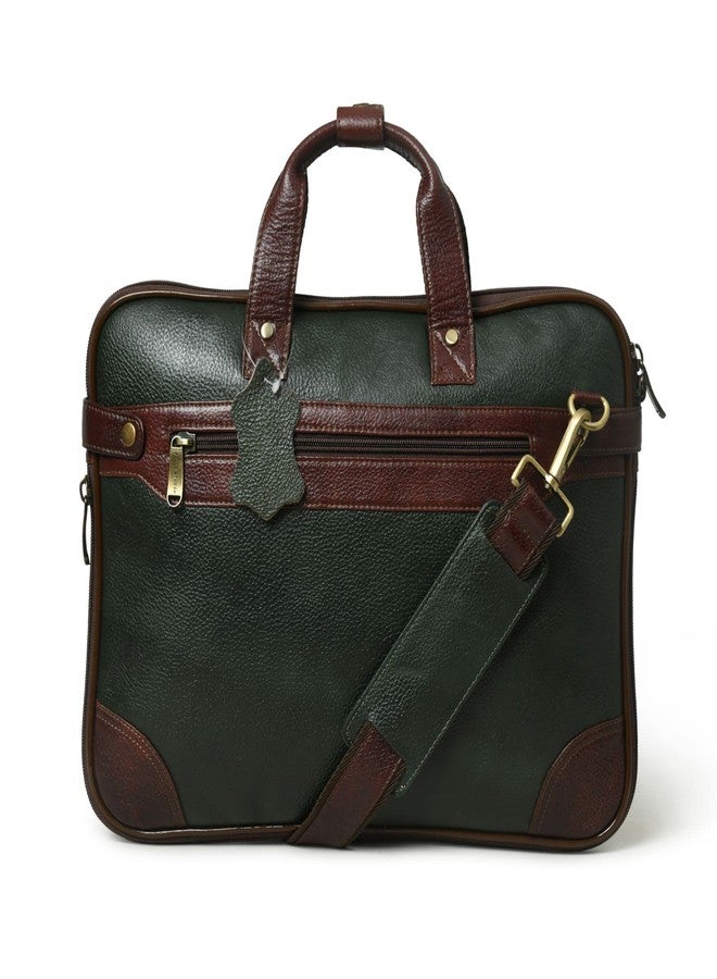 ADYAN 15 inch Leather Briefcases for Men and Women Laptop Bag Business Travel Messenger Bag Vintage Leather Best Office Satchel Bag - Image 4