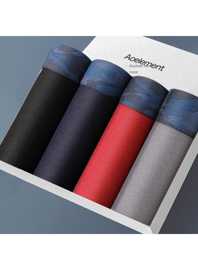 Four-pack Gift Box Men's Underwear Men's Boxer Briefs Breathable Youth Briefs Men's Underwear Briefs