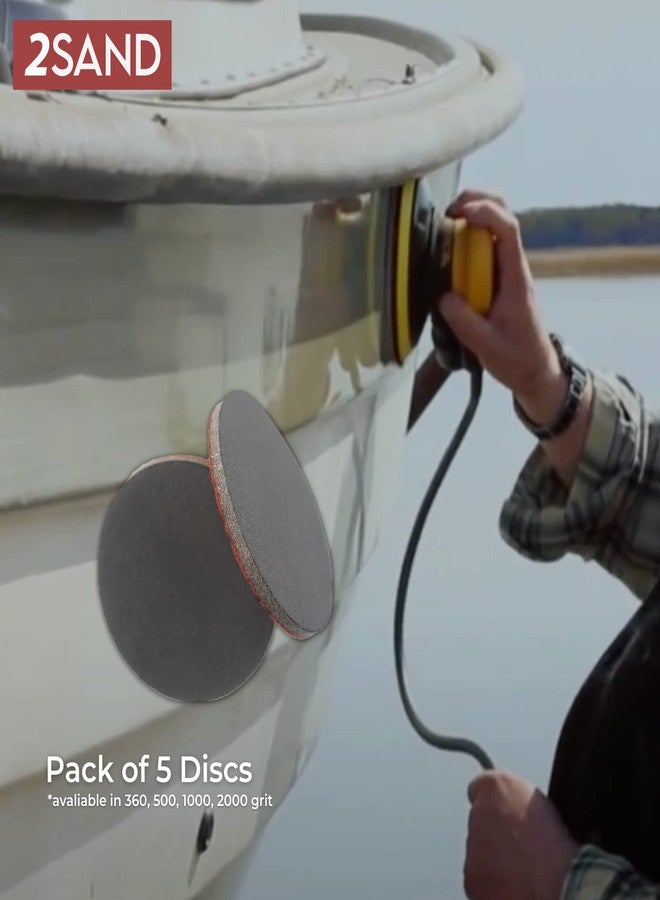 Mirka 2SAND Mirka Abralon 5 inch Hook Loop Polishing Discs 500 Grit - Pack of 5 - Image 3