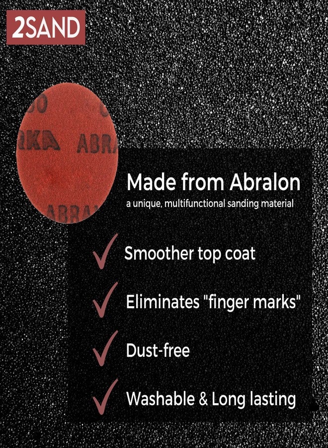 Mirka 2SAND Mirka Abralon 5 inch Hook Loop Polishing Discs 500 Grit - Pack of 5 - Image 4