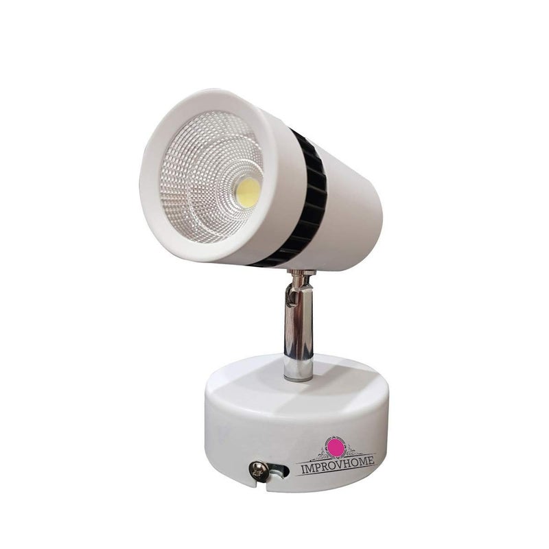 Improvhome LED Spot LightFocus Light for Wall or Ceiling Mount 6500k Cool White 9W - Image 1