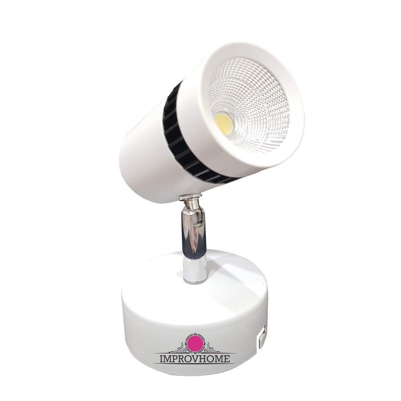 Improvhome LED Spot LightFocus Light for Wall or Ceiling Mount 6500k Cool White 9W - Image 2