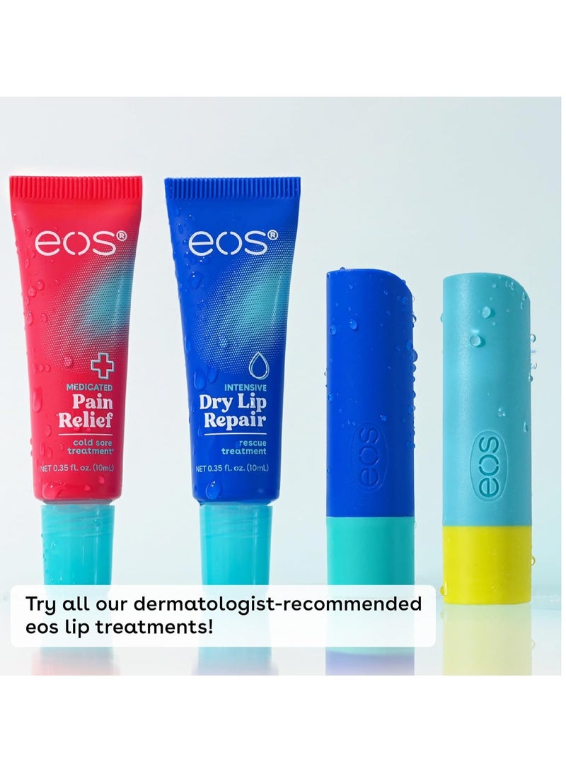 eos Medicated Lip Balm - The Fixer | Lip Care to Repair and Protect Chapped and Dry Lips | Instant Cooling and Pain Relief with Natural Ingredients | 0.35 oz - Image 5