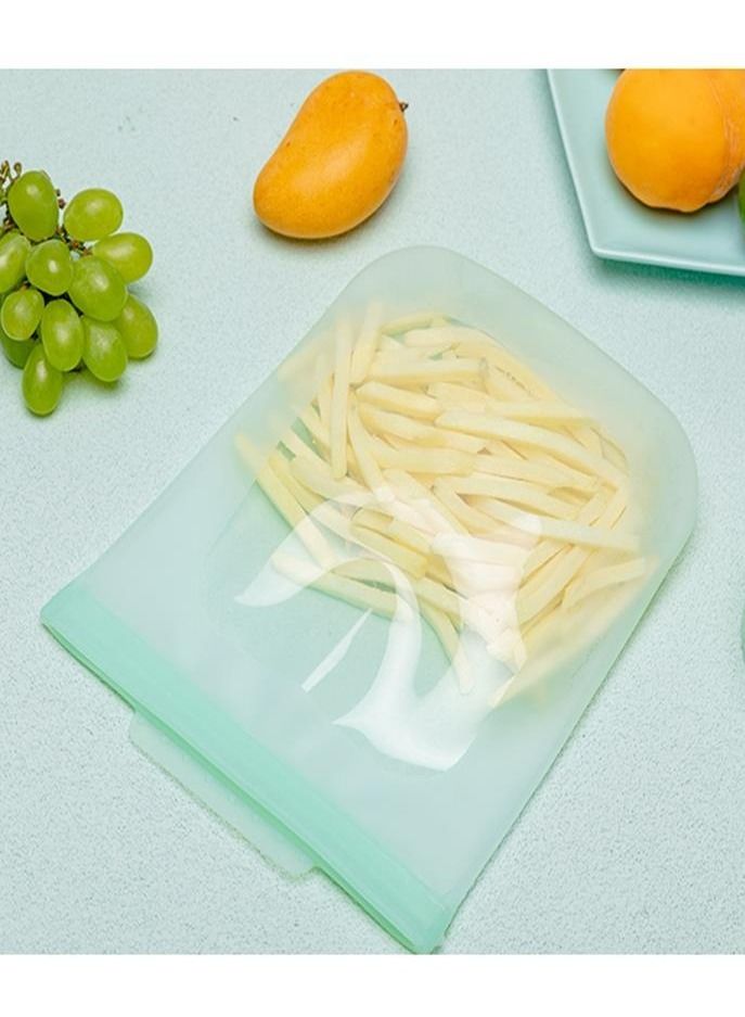 Green large silicone preservation sealing bag  - Image 1