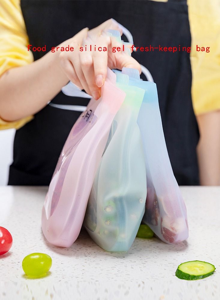 Green large silicone preservation sealing bag  - Image 5