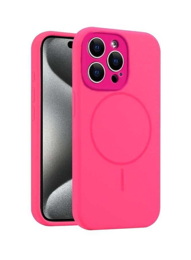 Silicon cover Compatible with iPhone 11 Pro Max Case, Liquid Silicone Case, Full Body Protective Cover, Shockproof, Slim Phone Case, Anti-Scratch Soft Microfiber Lining – Pink