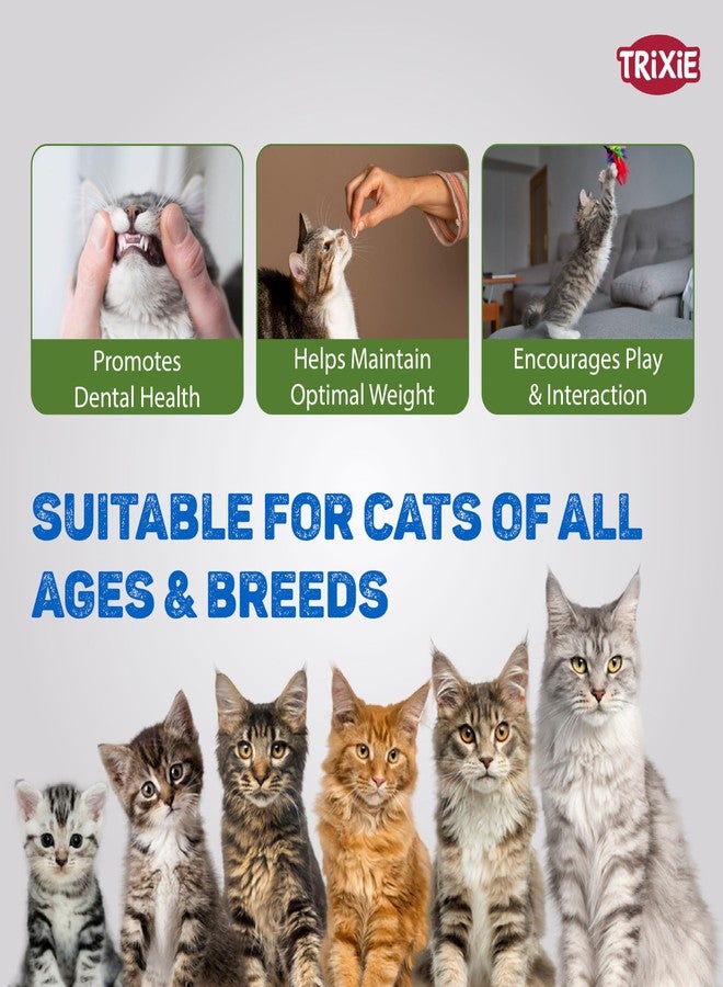 تريكسي مكافآت تريكسي بريميو للقطط، لذيذة وغنية بالعناصر الغذائية، مكافآت صحية للقطط، مناسبة لجميع سلالات القطط - 50 غرام، عبوة من قطعتين (لفائف التونة) لجميع مراحل حياة القطط - Image 5