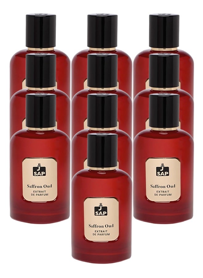 SAP 10 Pieces Saffron Oud Perfume For Unisex 100ml EDP - Image 1