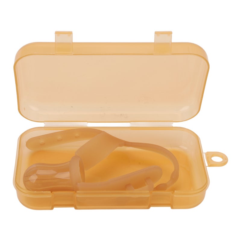 Thumb Sucking Stop For Babies: Brown Premium Silicone Adjustable Thumb Guard - Ergonomic Slide Design Gentle Effective Habit Breaker for Toddlers and Kids - Image 2