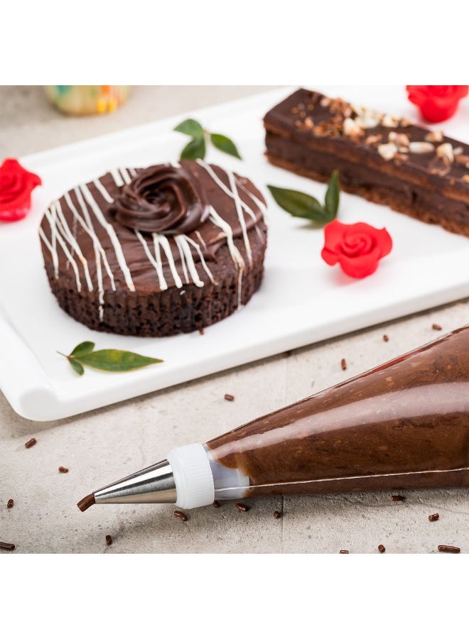 Restaurantware Pastry Tek 18 x 8.7 Inch Piping Bags, 100 Disposable Pastry Bags - Sturdy, No Slip, Clear Plastic Baking Bags, To Decorate Cakes, For Parties Or Bakeries - Image 3