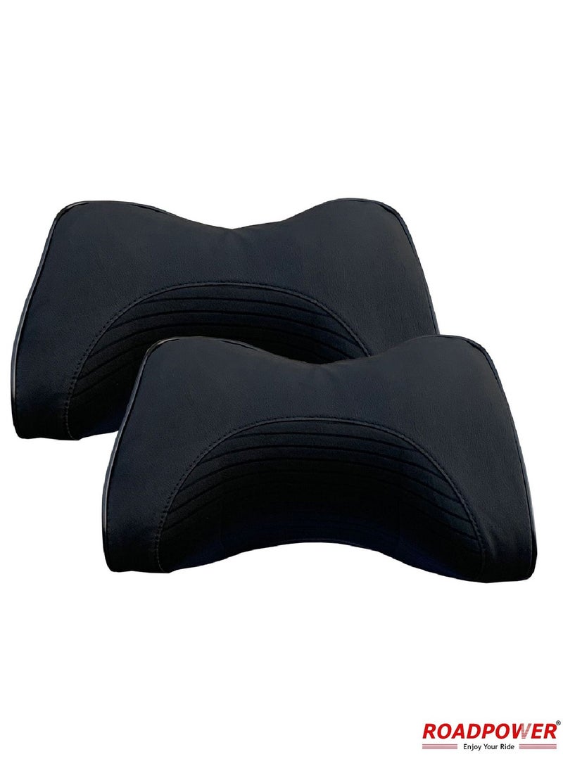 Car Pillow Car Neck Pillow For Neck Pain Relief And Car Seat Memory Foam and Washable Cover Car Headrest Pillow Set Of 2 Black - pzsku/Z965C0F48B36FA509958BZ/45/_/1689426205/fe6a9b37-9113-4f51-aa3b-6405bfc5bc8c