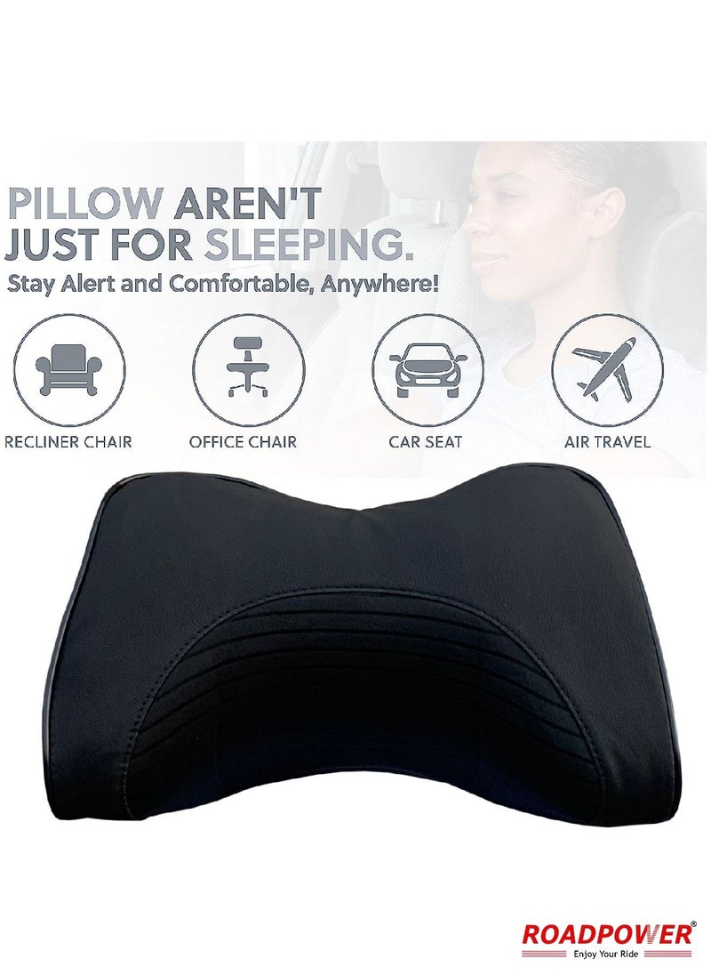 Car Pillow Car Neck Pillow For Neck Pain Relief And Car Seat Memory Foam and Washable Cover Car Headrest Pillow Set Of 2 Black - pzsku/Z965C0F48B36FA509958BZ/45/_/1689426207/5dffbe17-a16b-4566-9ede-86e39de25175