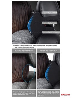 Car Pillow Car Neck Pillow For Neck Pain Relief And Car Seat Memory Foam and Washable Cover Car Headrest Pillow Set Of 2 Black - pzsku/Z965C0F48B36FA509958BZ/45/_/1689426207/ea2b7af7-1fc4-4824-8d4a-94fafde5949e