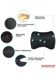 Car Pillow Car Neck Pillow For Neck Pain Relief And Car Seat Memory Foam and Washable Cover Car Headrest Pillow Set Of 2 Black - pzsku/Z965C0F48B36FA509958BZ/45/_/1689426208/545f0a1a-b02d-4e81-a842-8e38f3716758