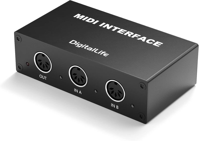 صندوق دمج MIDI ديجيتال لايف (2-إدخال/1-إخراج) - واجهة MIDI بـ 5 دبابيس DIN - MERGE-II - Image 1