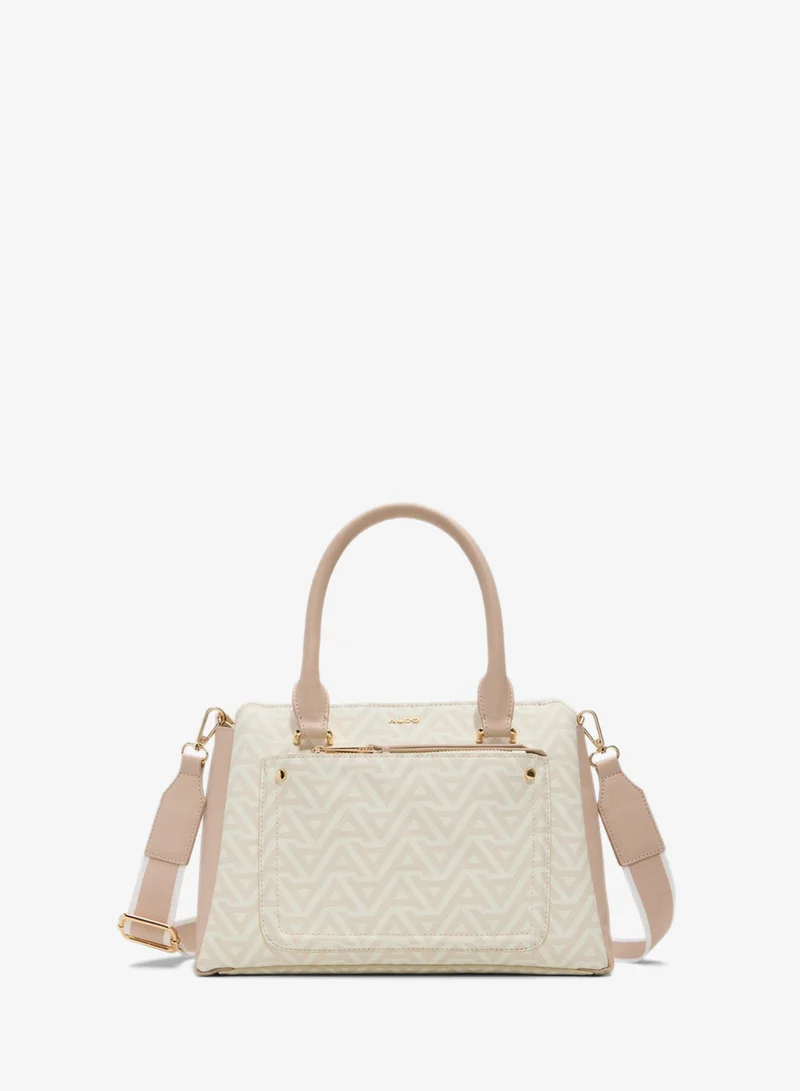 الدو KEDERASEAN Monogram Patterned Zippered Satchel Bag